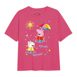 Peppa Pig Meisjes t-shirt regenachtige dag