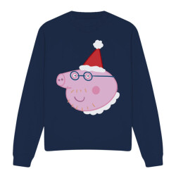 Peppa Pig Unisex adult papa varken kerstmuts sweatshirt