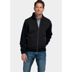 Baileys Vest heren sweat cardigan zip 2-tone ja 522250/85