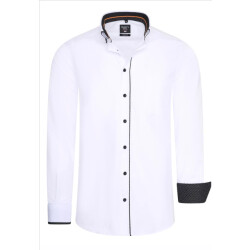 Rusty Neal Rustyneal herenoverhemd - harde kraag katoen