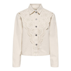 Only onlelsa crochet shirt jacket cc otw 15361137 moonbeam