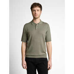 Tom Tailor Cotton silk knit polo