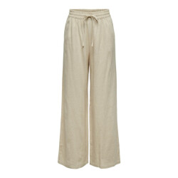 Jacqueline de Yong Jdysay linen hw wide pant wvn noos zand