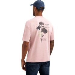 No Excess T-shirt crewneck heavy interlock ar light mauve