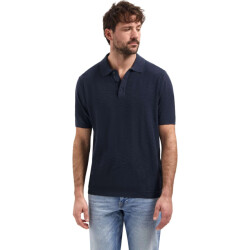 No Excess Pullover short sleeve polo slub night