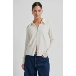 Second Female blouse lm paria ls collar tee 0508 tofu