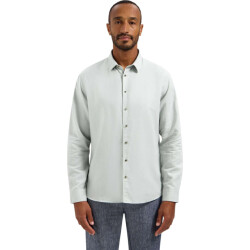 No Excess Shirt with linen dusty green