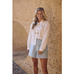 Nukus Nks02106 17 noor blouse pearl off white