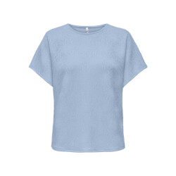 Only onlvelma s/s loose o-neck top jrs 15368610 cashmere