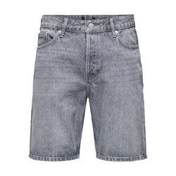 Only & Sons onsedge mg 2042 tai dnm shorts noos 22032042 medium grey denim