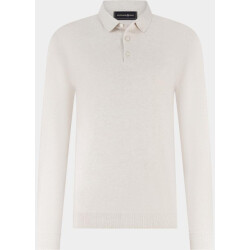 Bos Bright Blue Scotland blue polo lange mouwen heren plince polo pull spe26105pl07sb/2501