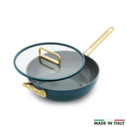 Greenpan Stanley tucci™ keramische anti-aanbak hapjespan 29cm 4,5 liter liter stanley pan | venetiaans teal