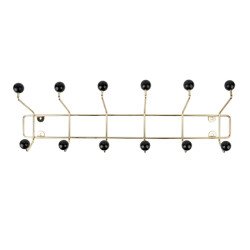Present Time Hoedenrek saturnus met zwarte bollen 53,5x15x14cm