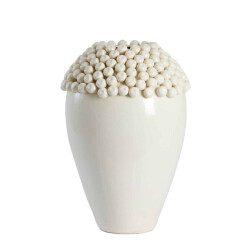 Light & Living Vaas lovro crème Ø39.5x57cm