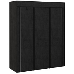 4goodz Stoffen kledingkast met stof opvouwbaar 103x43x162,5 cm -