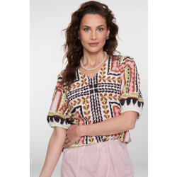 Geisha 63255-20 718 top ecru/pink/cactus