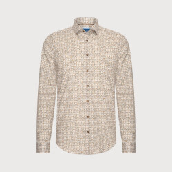 Blue Industry Het geometrisch overhemd |