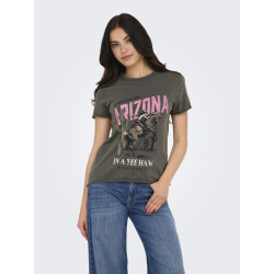 Only Onllucy life reg s/s western top bo