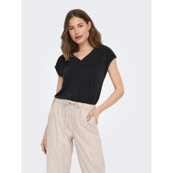 Only Onlfree s/s modal v-neck top jrs no