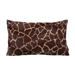 Gek op kussens! Sierkussen furry giraffe | 30x50 cm | polyester
