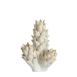 Light & Living Vaas carciofo crème 19.5x17x27.5cm
