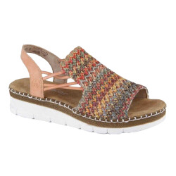 Rieker Dames gehaakte sandalen