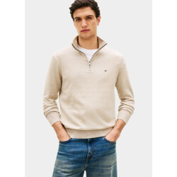Tommy Hilfiger Half zip essential cotton zip mock mw0mw37331/re5