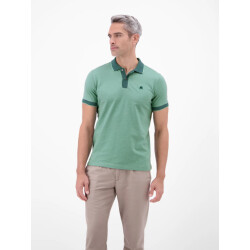 Lerros Heren polo 2633206 662 soft teal