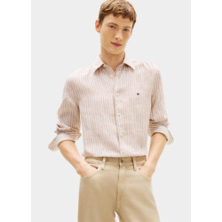 Tommy Hilfiger Casual hemd lange mouw linen bengal stripe rf shirt mw0mw42400/0bk