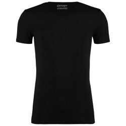 Garage Bodyfit shirt r-neck 200 black