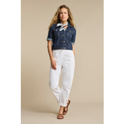 Red Button Jackie pinstripe