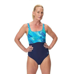 Speedo print contour eclipse 1p wedstrijd badpak dames -