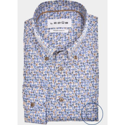 Ledûb Business hemd lange mouw le24308 mfn5 0143295/140-645-000