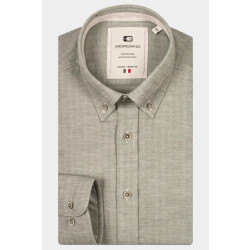 Giordano Casual hemd lange mouw loreto, ls cutaway melange h 7834/71