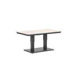 Garden Impressions Cyprus tafel- in hoogte verstelbaar 150x87cm -c. black-light teak