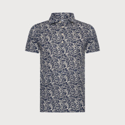 Blue Industry De florale polo |
