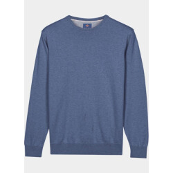 Bos Bright Blue Pullover cotton regular fit kobalt 618200cct/645