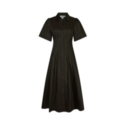 Neo Noir baia poplin dress 165343 584 chocolate brown