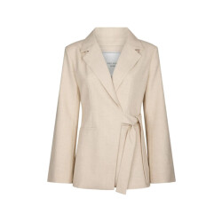 Neo Noir carmia melange tie blazer 168227 976 melange