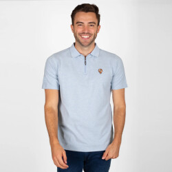 Q1905 Polo shirt zuidland mist melange