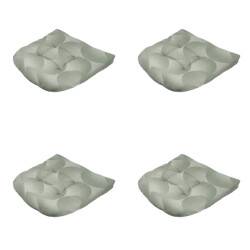 Madison zitkussen napels groen 46x46x6cm set van 4
