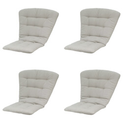 Madison Napels tuintstoelkussen hoge rug set van 4
