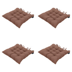Madison zitkussen panama bruin 46x46x8cm set van 4