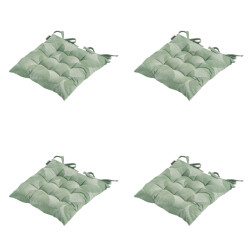 Madison zitkussen napels groen 46x46x8cm set van 4