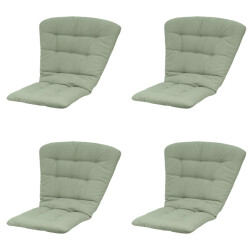 Madison Napels tuintstoelkussen hoge rug set van 4