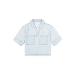 Garcia Jeans Denim blouse ss blue denim