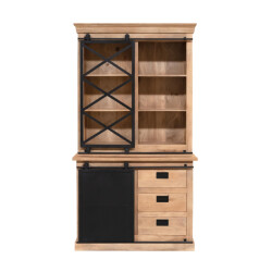 Starfurn vitrinekast fresno - 45x120x220 cm