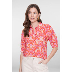 Geisha 63195-20 blouse met grafische print