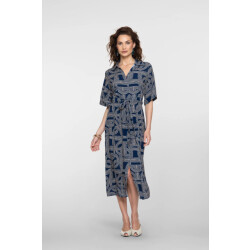 Geisha 67053-70 jurk met print en split