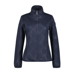 Luhta antikkala fleece sweater met rits dames -